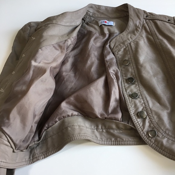 Eros Women’s Girls Night Out Jacket Faux Leather - Picture 7 of 12